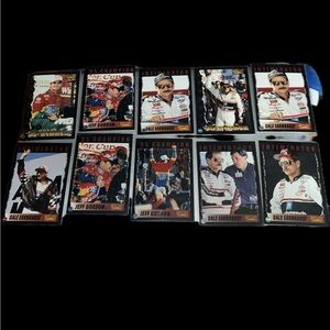 10 Card Trading Lot - Jeff Gordon and Dale Earnhardt